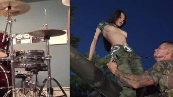Rae Lil Black, On the Drums vs. On a Tank
