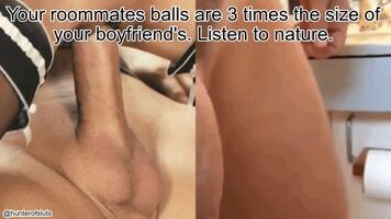 He has bigger muscles, bigger balls, and a bigger cock than your boyfriend. The tingles you feel right now are Mother Nature instructing your body what it needs.