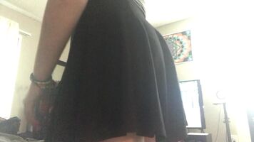 Wanna see what’s under my skirt?