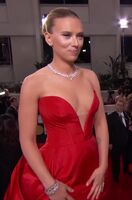 Scarlett Johansson looking hot as fuck at the Golden Globes