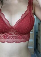 I thought this lacy red bra was cute! What do you think?