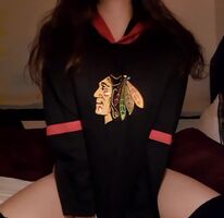 Someone on my last post here said I'd look better in a Blackhawks shirt so... do I? 😜