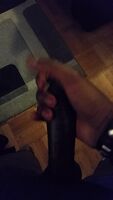 stroking my black cock for my mistresses amusement