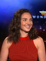 Gal Gadot catches herself being too obvious.
