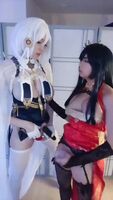 Cheska and Sophie Cum together in Cosplay