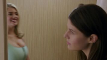 Kate Upton and Alexandra Daddario busty plots in The Layover