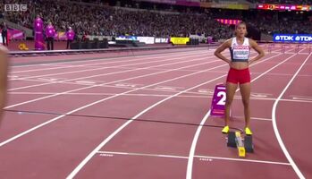 Gianna Woodruff 400m hurdles