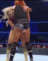 Charlotte getting a nice handful of Becky Lynch