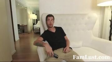 brother and sister remote fight leads to some great sex even when their mommy is around