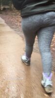 Taking my wife’s PAWG ass for a walk. Look at that thing bounce 😍