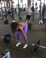 Qimmah Russo deadlifting is dead sexy.