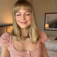 Melissa Benoist sending this video to her husband for fun, not showing the guy she’s about to fuck off screen...