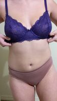 Purple bra on or off?