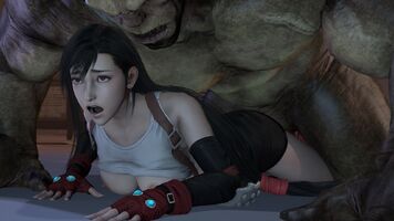 Tifa gets a helping of orc cock