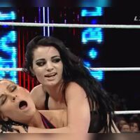 Paige And Natalya licking each other
