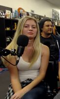 Youtuber Elyse Willems showing off her perky tits