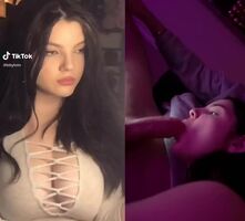 From TikTok to sucking cock ! 😍 her free album in the comment