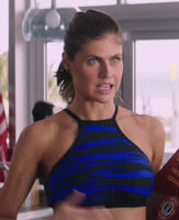 Alexandra Daddario giving you the perfect target to shoot your huge load: her big bouncing breasts
