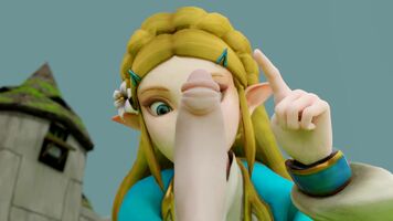 Zelda funni`n with dick