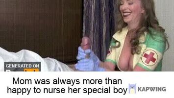 Mom is such a good nurse