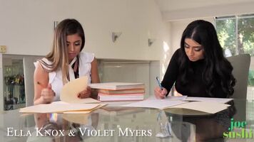 Ella Knox & Violet Myers - Working Overtime