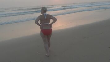My big Ass beach reveal 😋 xx 55yo 🇦🇺
