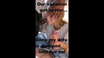 Wife found her ex on vacation