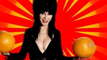 In honor of Halloween, Elvira's big firm titties desperately need a good cum glazing.