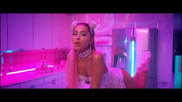 ariana in 7 rings with close up shots of those heels. her best video so far in my opinion.