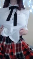 School Girl is Ready to Undress!
