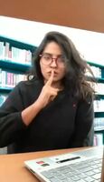 In library