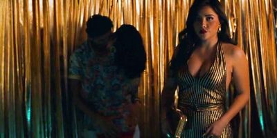 Teresa Ruiz shows off her cleavage in Narcos Mexico