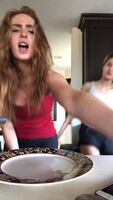 Sisters dancing. The bouncy braless one got my load today