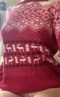 Christmas sweater titty drop 😋