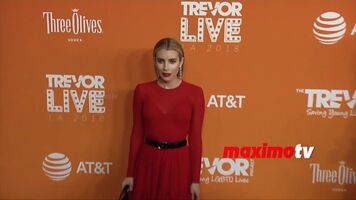 Emma Roberts - TrevorLIVE LA Gala Orange Carpet